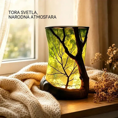 🍃✨ Sanjiva svjetiljka u obliku šumskog lista | Osvijetlite svoj dom prirodnim šarmom