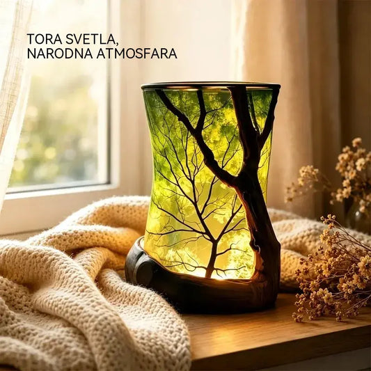 🍃✨ Sanjiva svjetiljka u obliku šumskog lista | Osvijetlite svoj dom prirodnim šarmom