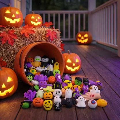 🎃Empanady s halloweenskou tématikou proti stresu, rozkošné empanády s dýňovými duchy.