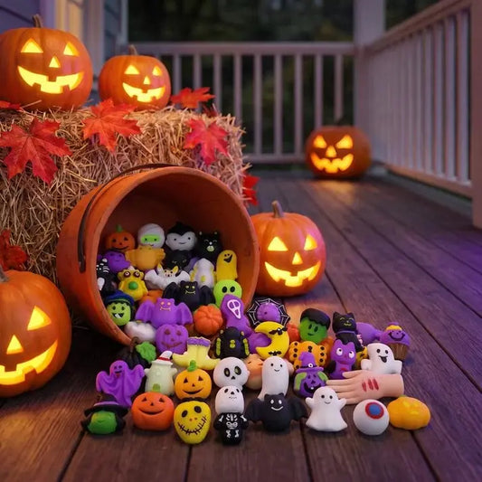 🎃Empanady s halloweenskou tématikou proti stresu, rozkošné empanády s dýňovými duchy.
