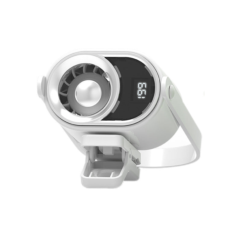 🌀 Hands-free ventilátor s LED displejom, integrovaným klipom a 199 nastaviteľnými úrovňami
