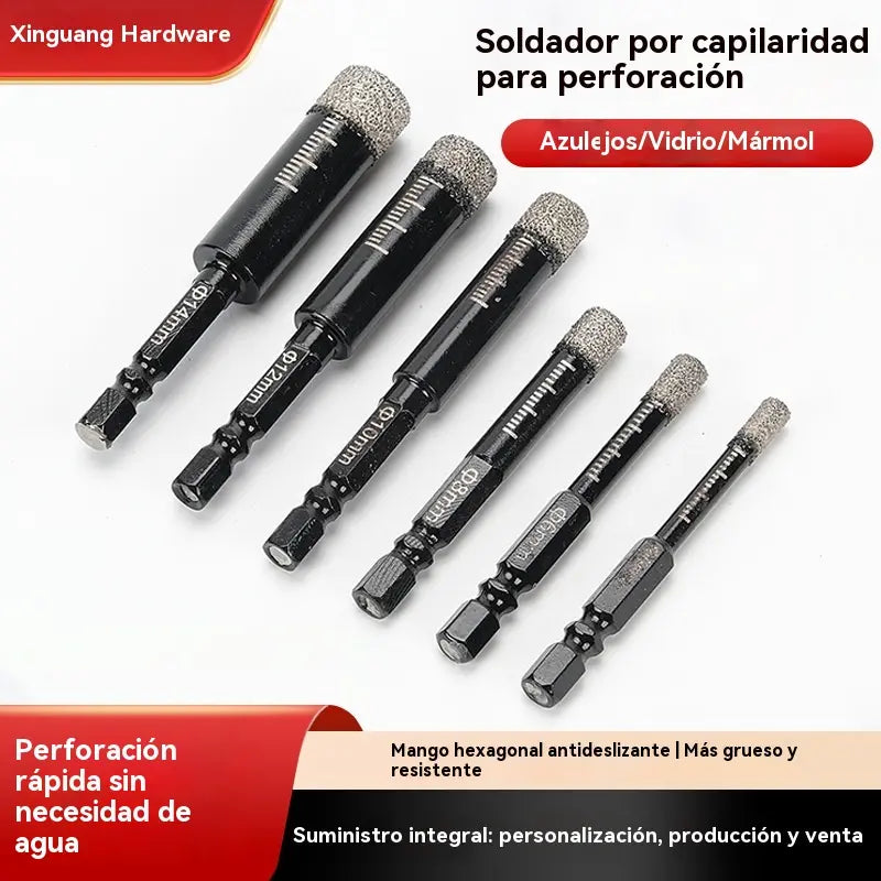 🧰⚒【6+8+10+12+14+16mm】La octava generación de brocas hexagonales superduras