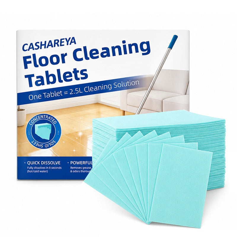 💦🏡【3 unidades, 90 pastillas en total】Toallitas limpiadoras de suelos solubles en agua