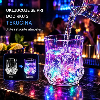✨💎Set kristalnih čaša s LED svjetlom koje se aktivira tekućinom🥂