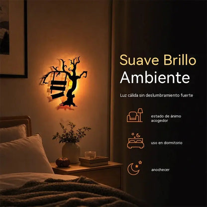 【Set de 8 piezas】🎃🎃Pegatinas de pared de Halloween que brillan en la oscuridad