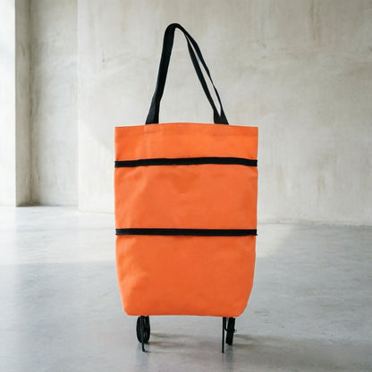 Carrito de compras plegable 2 en 1