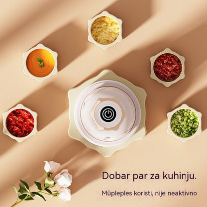 🧅🌶️Visokoučinkoviti bežični mini električni sjeckalica za hranu
