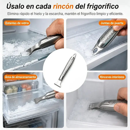 【2 piezas 24€】Espátula de acero inoxidable para descongelar el refrigerador