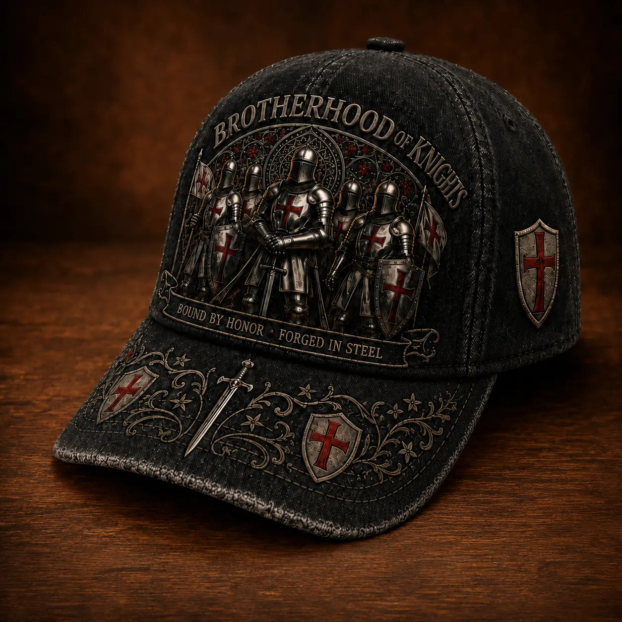 🛡️🧢 Bejzbolska kapa Guardian Knight, podesiva, prozračna i sa zaštitom od sunca.
