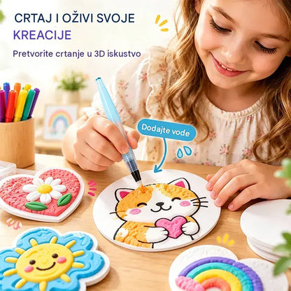 🎨3D set boja za teksturu spužve
