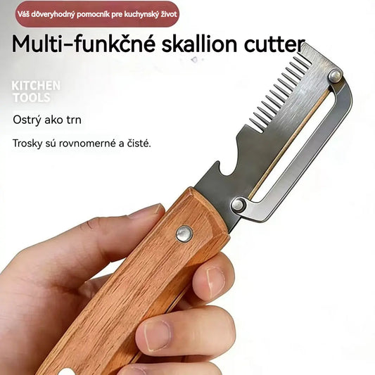 ✅【Kúp 1a dostaneš 1 zadarmo!】🧅🔪 Viacúčelová kuchynská škrabka 3 v 1: olúpa, krája a otvára uzávery fliaš! 🔥