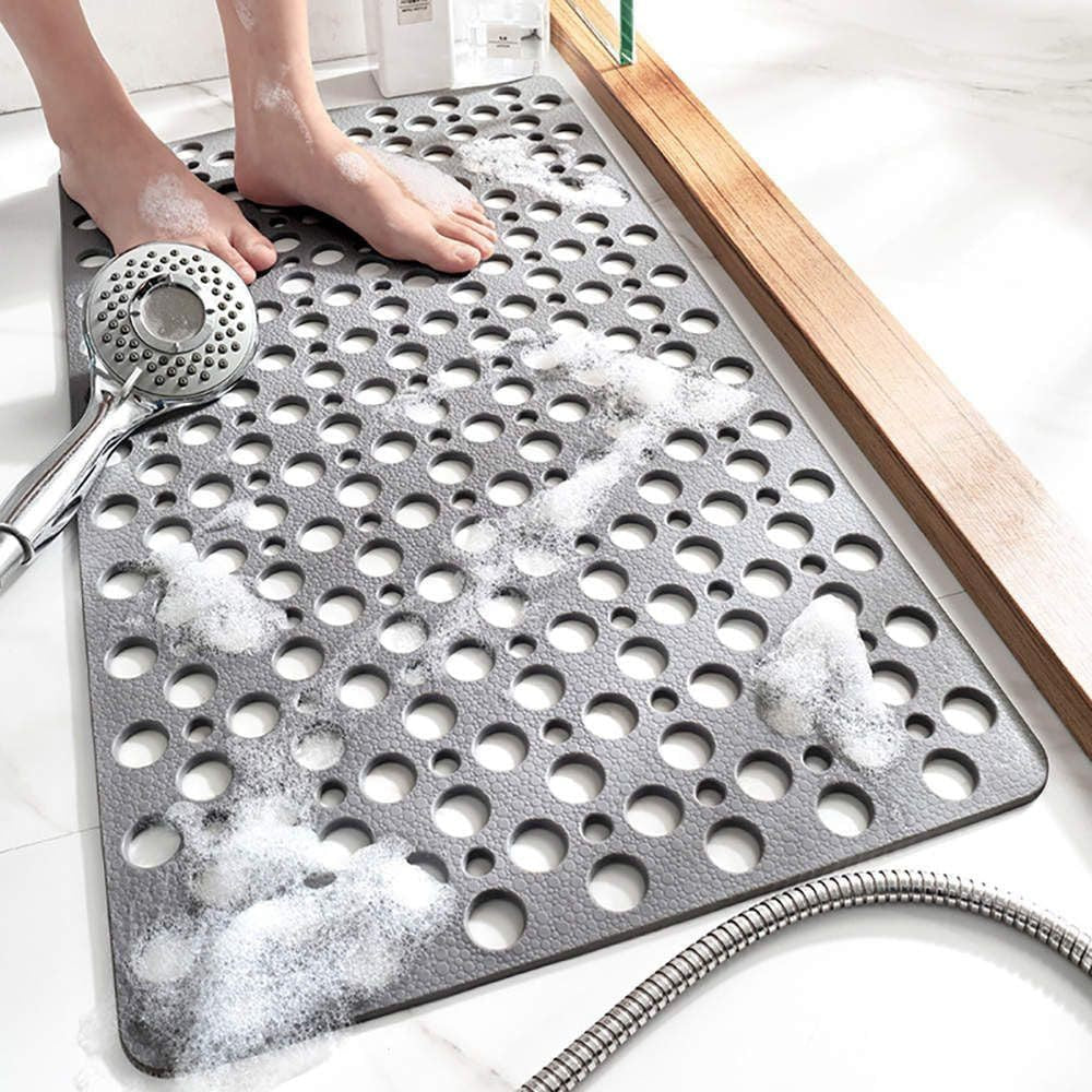 🛁【70x38cm】Protišmyková antibakteriálna bezpečnostná podložka do sprchy 🚿 Účinne predchádza pádom a zraneniam.
