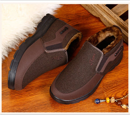🦶【38-47】Nové pánske zimné čižmy Thickened Plus Fleece protišmykové čižmy z mäkkej bavlny