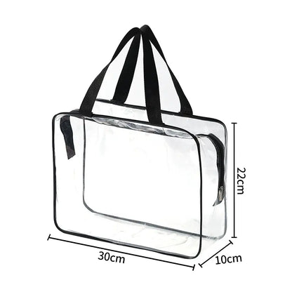 Compra 1 y llévate 1 gratis. Bolsa de almacenamiento de PVC transparente.