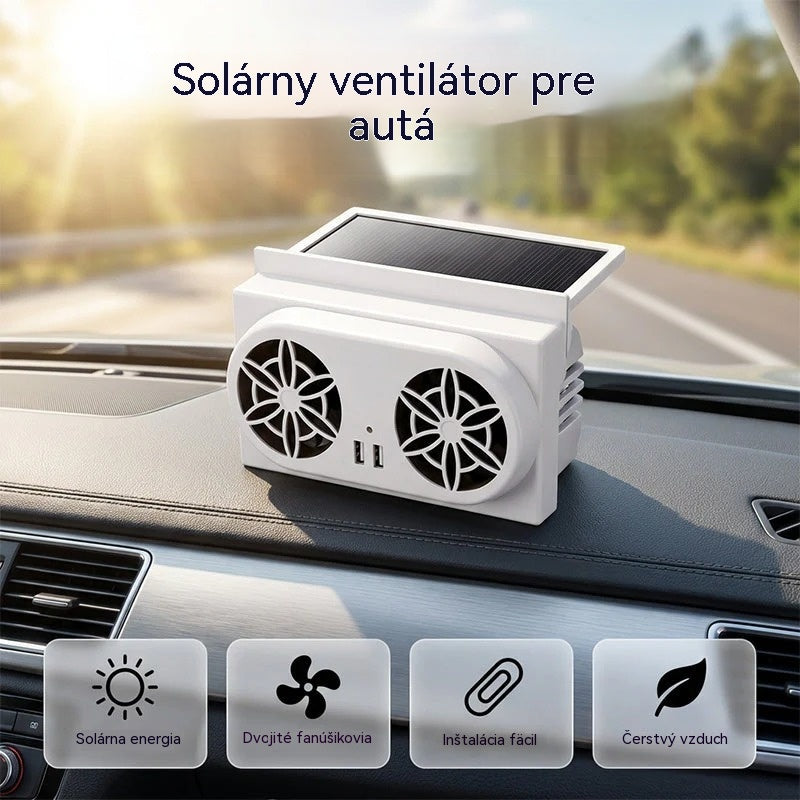 50% ZĽAVA🌀Solárny ventilátor do auta