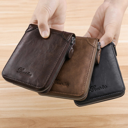 💳 Tarjetero multifuncional con ranura RFID para múltiples usos