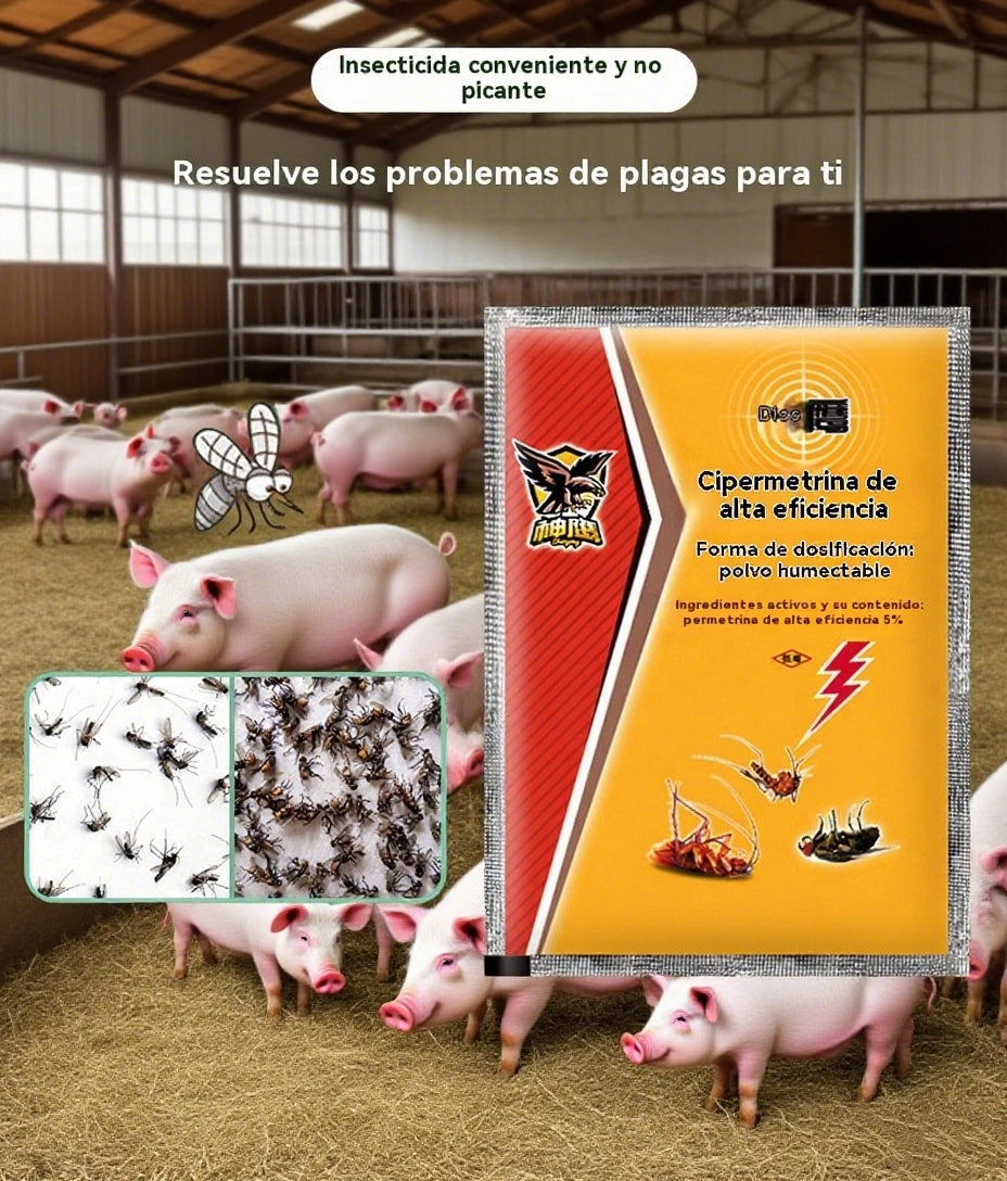 【10PCS】Spray especial para matar mosquitos y moscas para granjas de cría