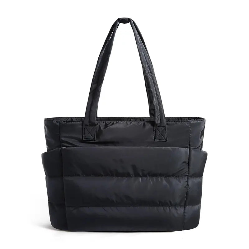 Bolso de hombro multicompartimento de gran capacidad