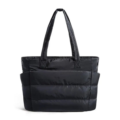 Bolso de hombro multicompartimento de gran capacidad
