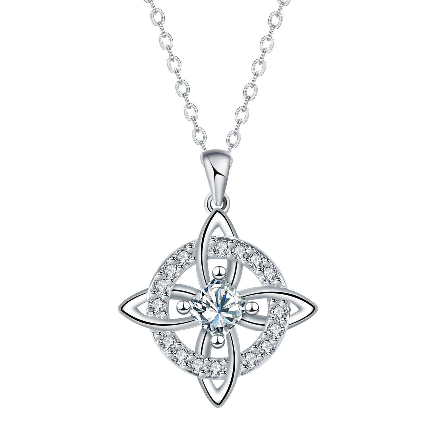 Collar místico de nudo de bruja con piedra de nacimiento 🔮💞 Protege a tus seres queridos