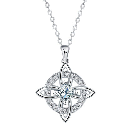 Collar místico de nudo de bruja con piedra de nacimiento 🔮💞 Protege a tus seres queridos