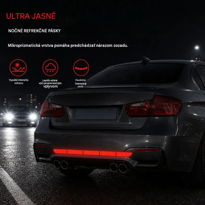 【10 kusů za pouhých 460 českých korun】✨🚗 Okamžitě upoutají pozornost! Vysoce lesklé reflexní ochranné lišty na nárazník.