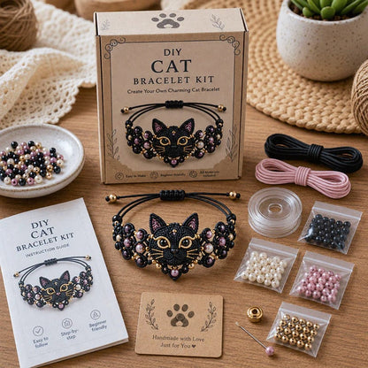 📿🐶 Un completo kit para hacer bisutería: paso a paso, cuentas de vidrio de alta calidad, ¡lleno de diversión creativa!