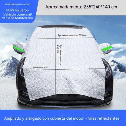 ☀️❄️Protector para parabrisas todo el año | Contra nieve, escarcha y sol