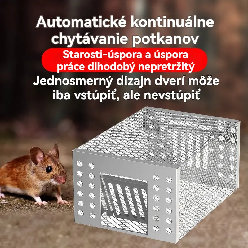 💥40% OFFPlne automatická a účinná klietka na hubenie a odchyt hlodavcov pre domáce použitie