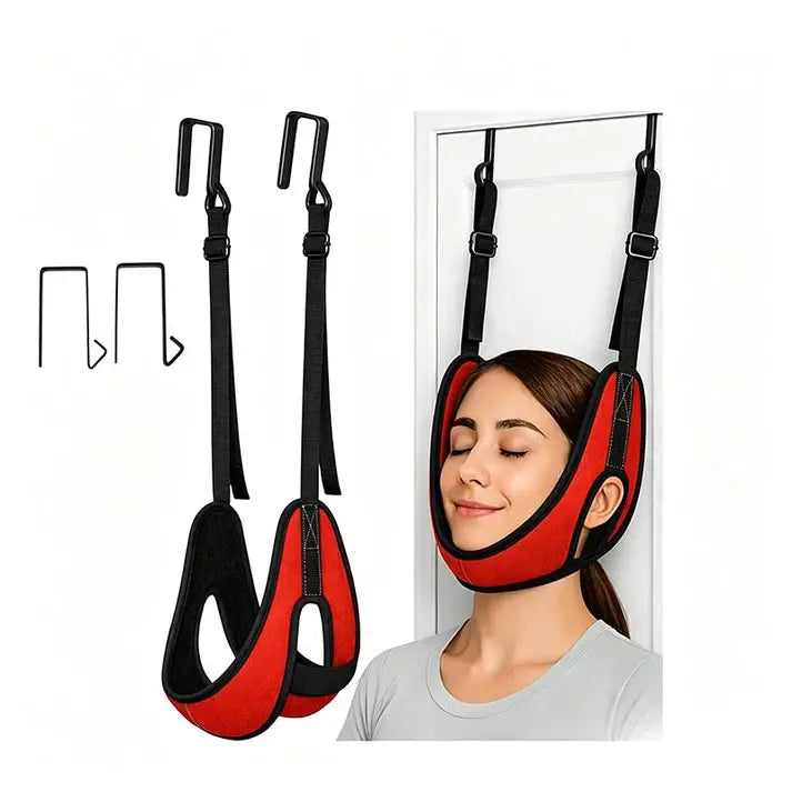 Zariadenie na krčnú trakciu cez dvere na úľavu od bolesti krku