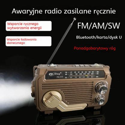 Przenośna wielofunkcyjna latarka radiowa AM
