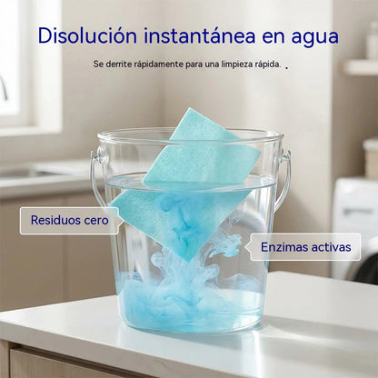 🥳¡OFERTA 2026!🥳💞50% DE DESCUENTO | ¡Más de 50.000 unidades vendidas! Paño para suelos soluble en agua, 120 unidades | Sin necesidad de medir, suelos brillantes