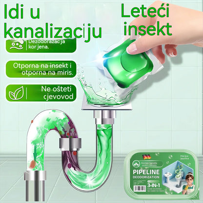 3 balenia (150 tabliet) za 23 eur.-🔥🎉 Išlo to na dračku! Kúpilo si to 30 000 ľudí 🎉. Bio-enzymatické kapsuly na odstránenie zápachu z odtoku.
