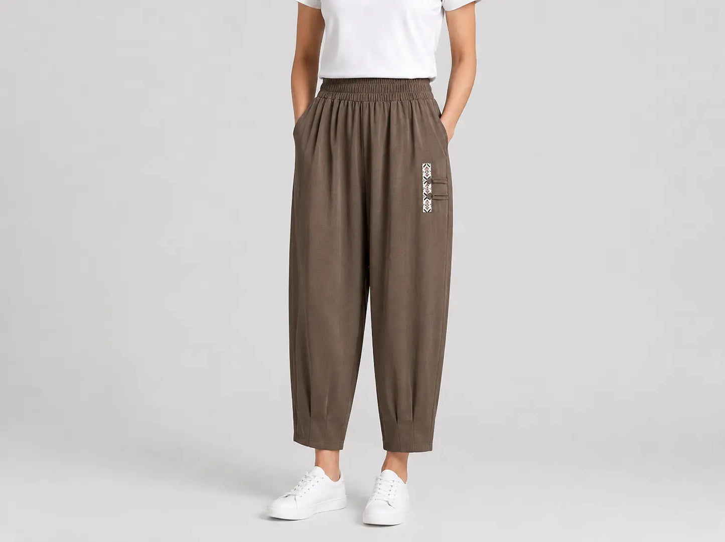 🔥【Kupi 1, dobiješ 1 gratis】🔥【M–4XL】 👖 Lagane i prozračne ljetne pamučno-lanene hlače – moderne ležerne hlače do gležnja