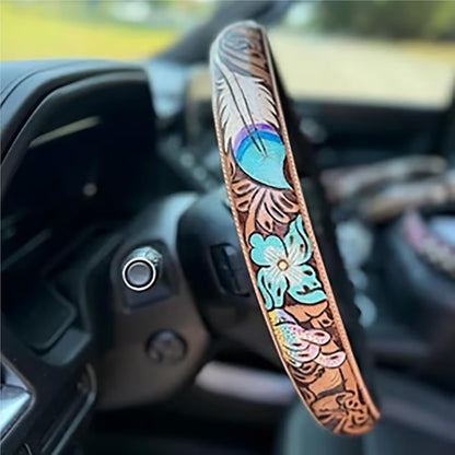 Funda universal para volante de coche vaquero retro del oeste