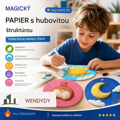 🎄Špeciálna prekvapivá ponuka! 🔮Ovládnite kúzlo kreslenia! 👩‍🎨Penový textúrovaný kresliaci papier🎁