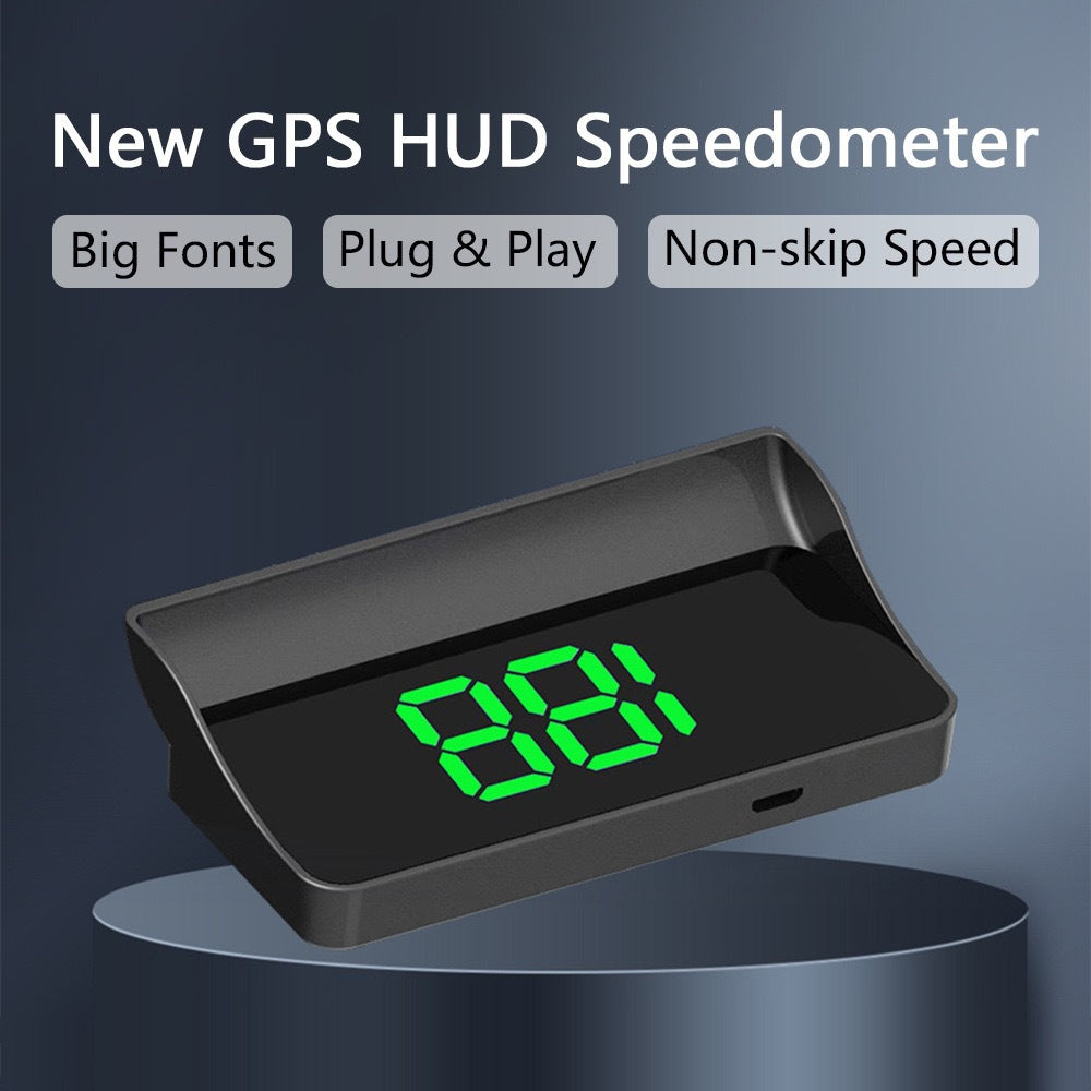【Swiss Military GPS navigacija s upozorenjima na kamere za mjerenje brzine】Novi GPS brzinomjer i tahometar s HUD zaslonom