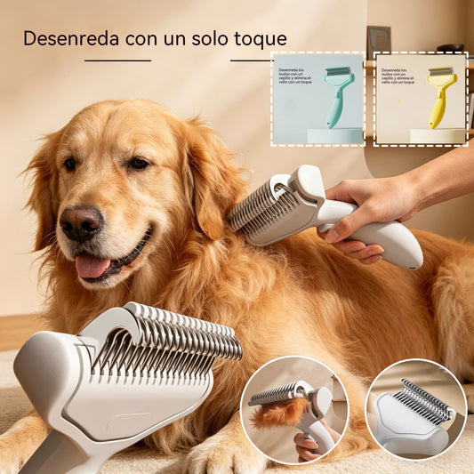 🔥🔥Peine para mascotas, un cepillo especial para eliminar el pelo suelto de perros y gatos.