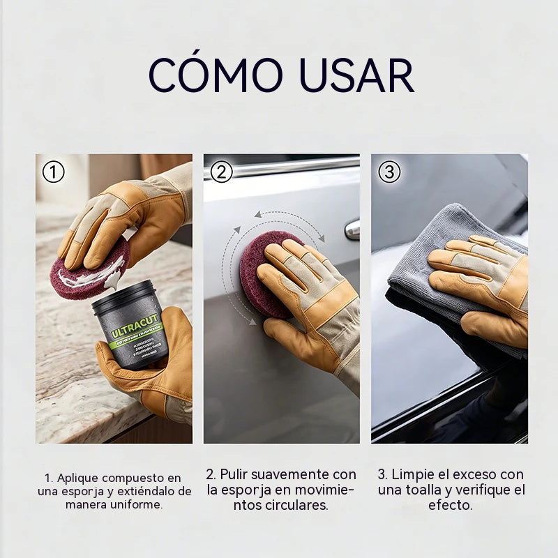 ✨🛠️Compuesto multifuncional para reparación y pulido de superficies (con almohadilla de pulido)