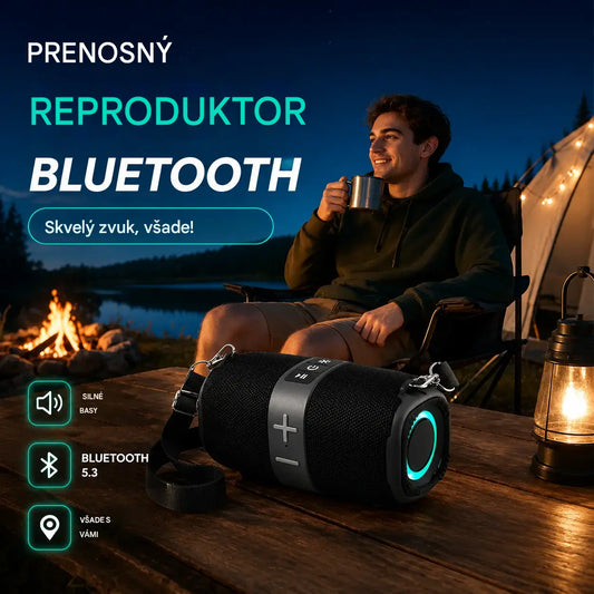 🥳 PONUKA, KTORÚ SI NEMÔŽETE PREMEŠKAŤ 2026 ❤️Prenosný Bluetooth basový reproduktor