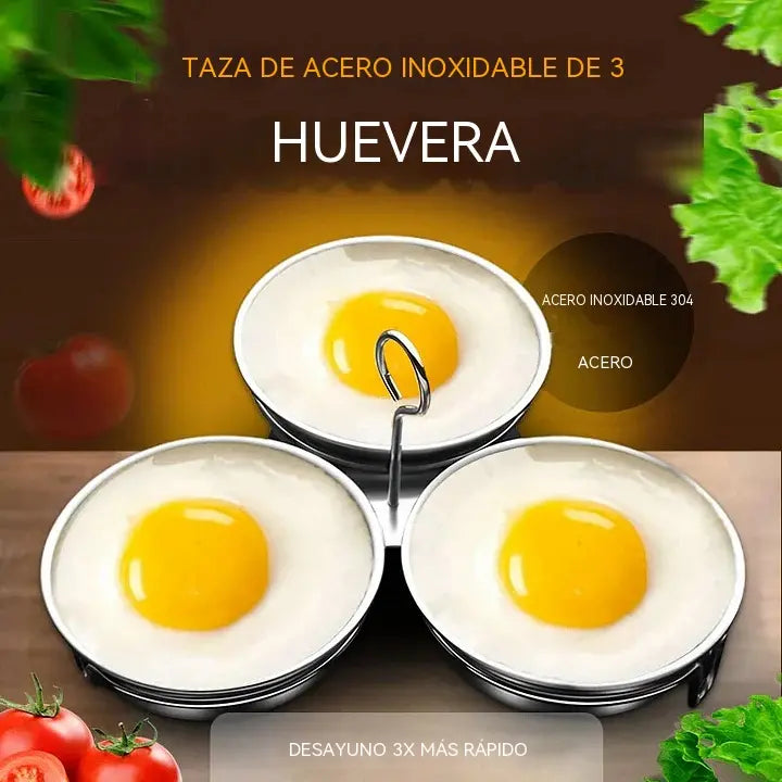 🥳Artículo más vendido de 2026🥳💞 ¡Más de 10.000 unidades vendidas! 🥚🎁 ¡50% de descuento! Cocedor de huevos de acero inoxidable
