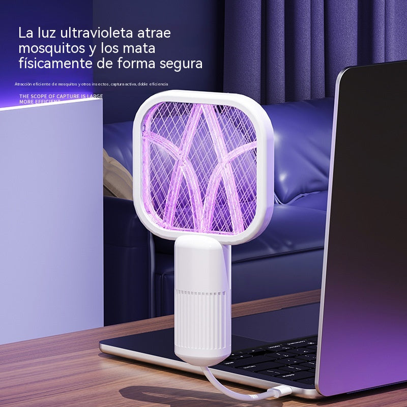 👍👍 2 piezas 25€--Raqueta eléctrica antimosquitos | Exterminador USB con luz UV