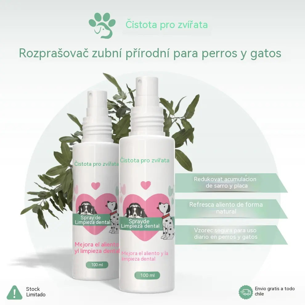 🐶🐱【Kup 1, získej 1 zdarma】Sprej na čištění ústní dutiny a zubů domácích zvířat