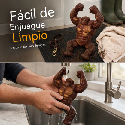 📢📢¡50% de descuento! ⏰ Juguete masticable para perros con forma de gorila, resistente y duradero.