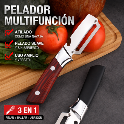 💥Compra1, llévate 1 gratis💥🔪Pelador multifuncional de acero inoxidable🧅