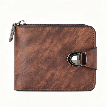 📢¡Disfruta ahora de un 60% de descuento! 🔥Minicartera retro con cremallera para hombre