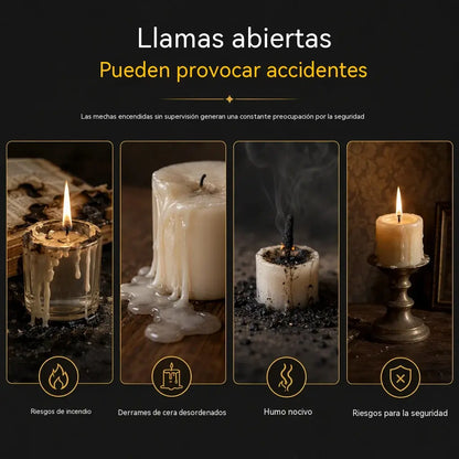 ⏳Oferta por tiempo limitado: ¡50% de descuento! ⏰Luz nocturna electrónica LED de alta luminosidad con forma de vela 🕯️💡
