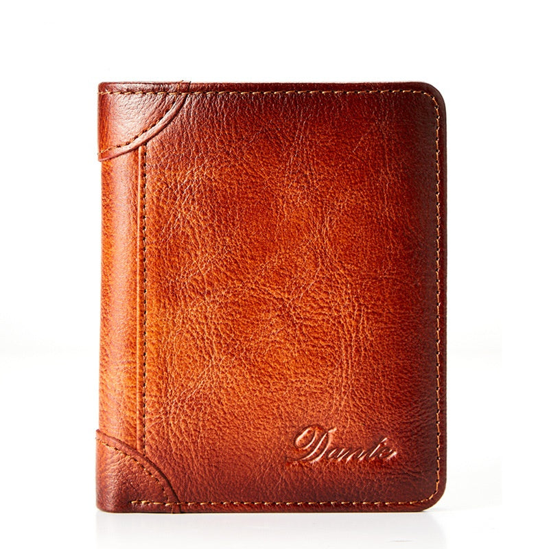 30%OFF👝✨ Nueva cartera antirrobo de cuero genuino para hombre