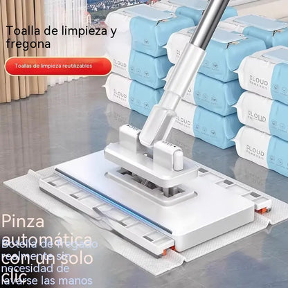 💥 ¡Último día! 50 % de descuento 💥 Mopa desechable para polvo; incluye 4 almohadillas reutilizables.