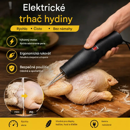 【🔥Výpredaj】🐓🦆Elektrický odstraňovač chlpov z hydiny